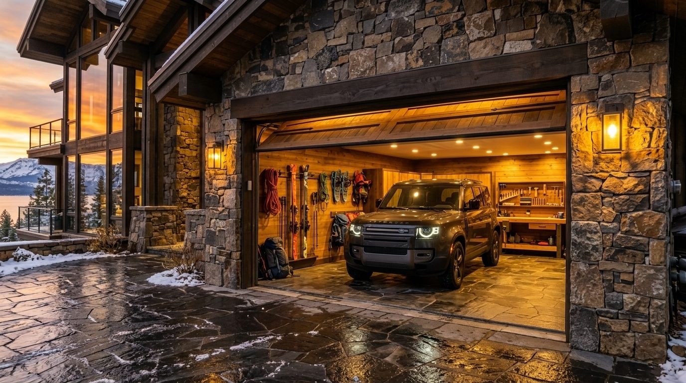 Avery Mobile Garage Door Repair Overhead Garage Door Gliding Open in Eatonville, WA